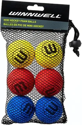 Image de Winnwell Balle en mousse Multicolore (pack de 6), Mix