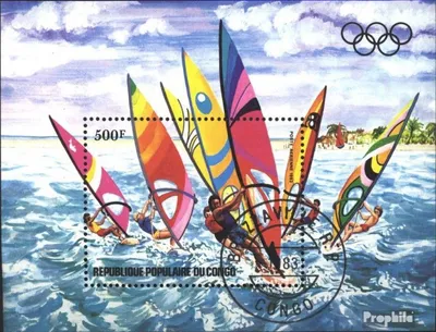 Produktbild von Briefmarken Kongo (Brazzaville) 1983 Mi Block33 (kompl.Ausg.) gestempelt Vorolympisches Jahr