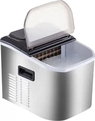 Immagine prodotto di Macchina per cubetti di ghiaccio professionale per uso domestico - Con funzione di pulizia - Facile da usare
