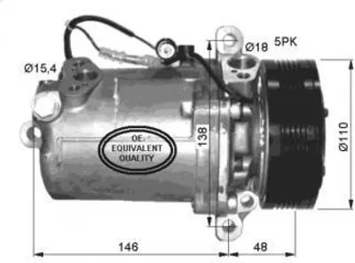 Produktbild von NRF Kompressor, Klimaanlage  32414