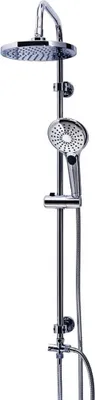 Produktbild von RIDDER Duschset Regendusche und Massage-Duschkopf Bahamas Chrom 91440