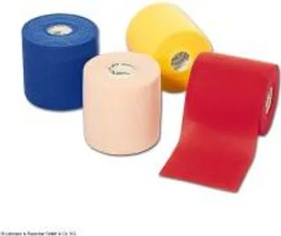 Image de Haftelast bande de fixation cohésive sans latex 6 cmx20 m bleu 6 pces