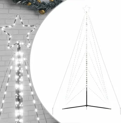 Obrázek produktu pro LED vánoční stromek 615 studených bílých LED diod 404,5 cm