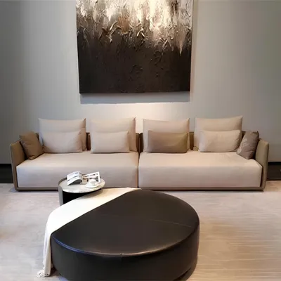 Zdjęcie produktu dla Designerska Sofa Nowoczesna Czteroosobowa Kanapa Tapicerowane Sofy Meble Duże Sofy Nowe 4 Siedzenia