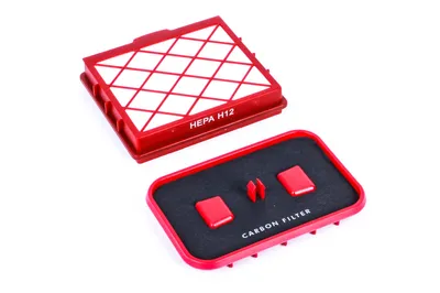Produktbild von Filterset 1 Carbonfilter und 1 Hepafilter passend für Electrolux D 820, Lux 1