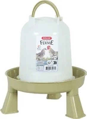 Obrázek produktu pro Žlab pitný pro drůbež stojící 1,5l zelená Zolux
