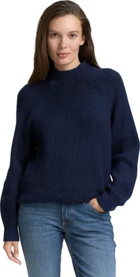 Imagen del producto de Jersey de punto de corte holgado con cuello alto