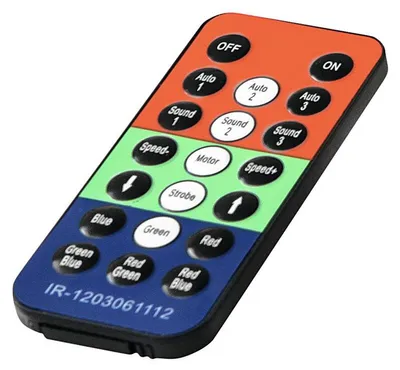 Produktbild von Infrarot Fernbedienung IR-40 mit 10m Reichweite und eingebauter CR2025 Batterie