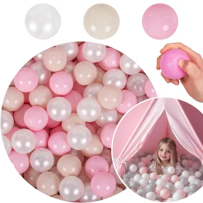 Produktbild von KiddyMoon Kinder Spielbälle 7cm 50 Stück Pastellfarben, KI-generiertes Bild