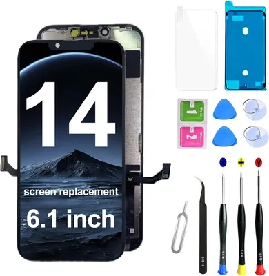 Produktbild von iPhone 14 Display | Komplettes OLED Display | Reparatur Set| Ersatzteil | Bildschirm Einhei