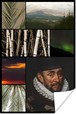 Produktbild von MuchoWow® Poster Collage - Malerei - Alte Meister 20x30 cm - Papierdruck