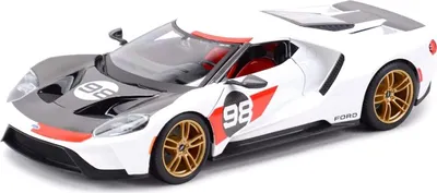 Zdjęcie produktu dla Maisto 31390 - Model samochodu - Ford GT '21 Heritage Edition (biały, skala 1:18)