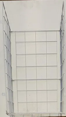 Produktbild von Aqualine Draht-Wäschekorb, 430x500x250mm, Chrom