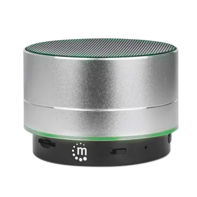 Produktbild von Manhattan LED-Bluetooth-Lautsprecher silber