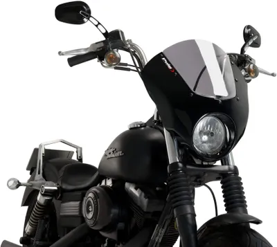 Immagine prodotto di Cupolino PUIG semicarenato fumè chiaro per Harley davidson dyna street bob