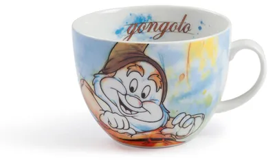 Immagine prodotto di Gilde Disney, tazza da cappuccino, "Happy", porcellana, multicolore, confezione da 3, altezza 9 cm, diametro 11,5 cm, codice prodotto: 81277, codice a barre: 8032578997521