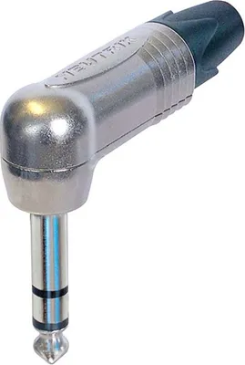Obrázok produktu pre Neutrik - konektor Jack, 3-kolíkový samec, 6,3 mm, 90°, nikel