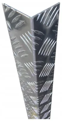 Zdjęcie produktu dla LogistSystem – narożnik ochronny z aluminium, kolor srebrny, wymiary 5x5x2 cm, grubość: 2 mm, wysokość: 150 cm