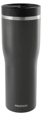 Produktbild von PROFINO | Thermobecher, BARISTA, grau, 500 ml