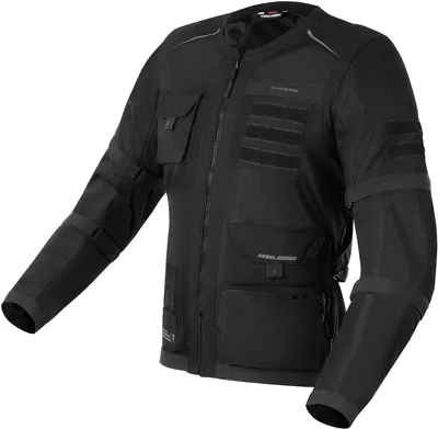 Produktbild von Rebelhorn Brutale Motorrad Textiljacke, schwarz, 6XL
