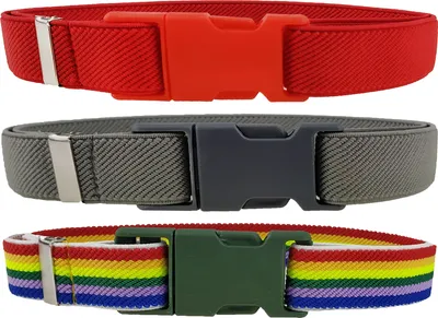 Produktbild von SILUK SET 3 x GÜRTEL Kindergürtel verstellbar STRETCH für Kinder Baby EU Uni Elastik-Gürtel  EU