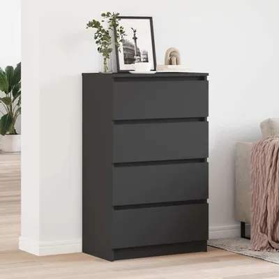 Produktbild von vidaXL Sideboard Schwarz 60x35x98,5 cm Holzwerkstoff