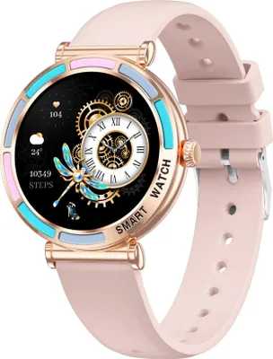 Produktbild von INF Multifunktionale Smartwatch mit Bluetooth-Anrufen und Gesundheitsüberwachung Gold