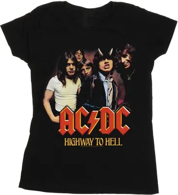 Produktbild von AC/DC - "Highway To Hell" T-Shirt für Damen BI4763 (XXL) (Schwarz)