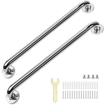 Obrázok produktu pre Madlo do kúpeľne 80 cm, protišmyková nehrdzavejúca oceľ, pre seniory