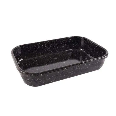 Produktbild von ORION Auflaufform emaillierte Backform mit hohem Rand 38x24,5x7