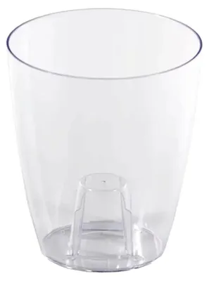 Produktbild von Runder Blumentopf Coubi transparent 16x18.3cm