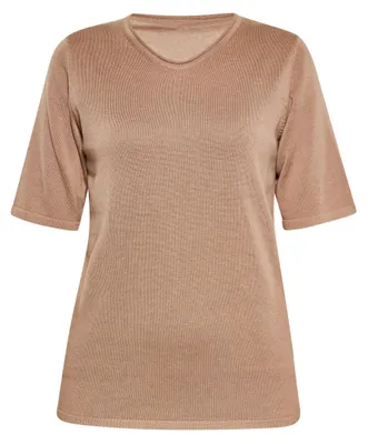 Zdjęcie produktu dla CALEY Sweter damski – kolor taupe, rozmiar L