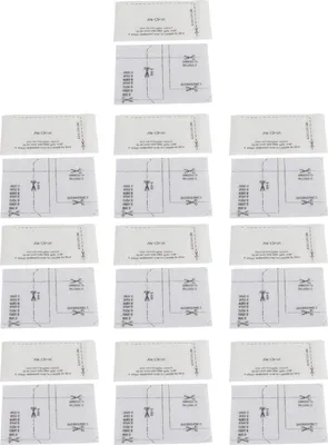 Produktbild von 10Set Fiber Filter Screen Kit Staubsaugerzubehör passend für Miele FJM GN Serie Weiß