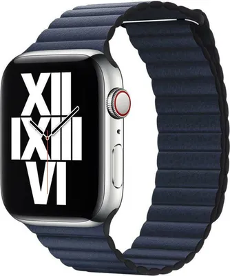 Produktbild von Apple MGXC3ZM/A, Band, Smartwatch, Blau, Apple, Apple Watch 42mm, 44mm, Leder