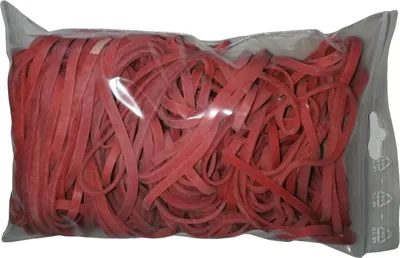 Produktbild von 100 g Gummiringe rot 50mm Ø 1,2 x 3 mm breit