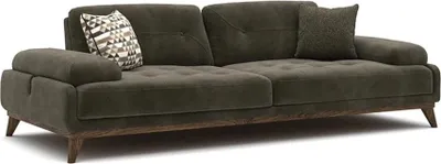 Produktbild von Luxus Polstermöbel Sofa Dreisitzer Couch Wohnzimmer Einrichtung Polster Stoff