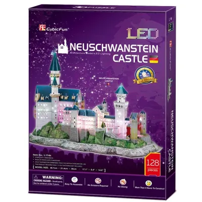 Obrázek produktu pro CubicFun Neuschwanstein Castle, 128 kusů, Budovy