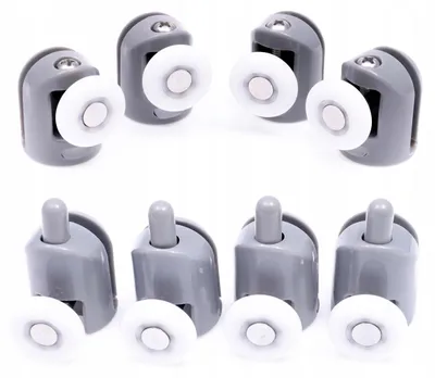 Produktbild von Sannit Duschkabinenrollen 23mm Ersatz 8 Stück