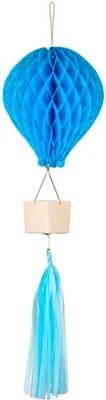 Produktbild von Wabenball Heißluftballon | Blau
