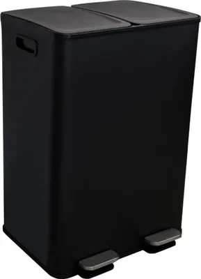 Produktbild von Hoppa! | Edelstahl-Abfallbehälter | 60 l | Schwarz