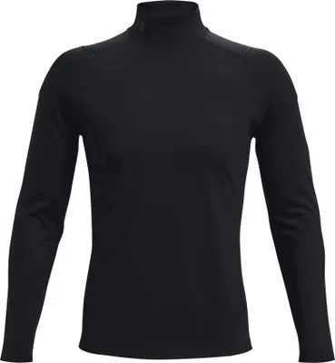 Produktbild von UNDER ARMOUR Rush ColdGear Stehkragen Shirt Herren 001 - black/black XXL