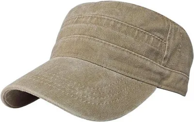 Produktbild von Famanu Vintage Militärmütze für Herren und Damen - Verstellbare Baumwollcaddy-Hut für Freizeit und Outdoor