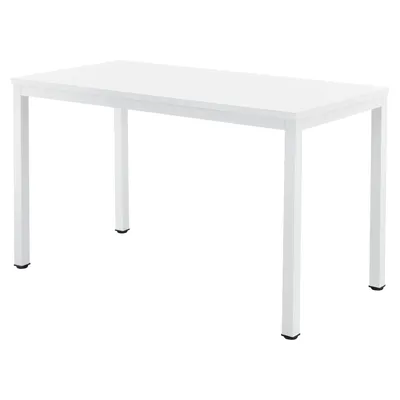 Produktbild von [en.casa] Schreibtisch Odense Weiß Höhenverstellbar Bürotisch 75x120x60cm Tisch Computertisch Arbeitstisch PC Tisch