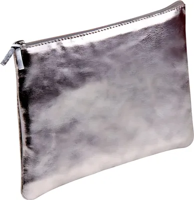 Produktbild von Clairefontaine Schlamperm PerlLeder 11x22 silber
