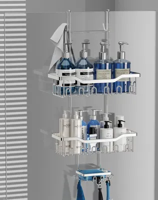 Produktbild von Omgoods – Hängeablage für das Badezimmer mit Seifenschale und Haken