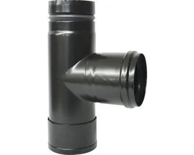 Produktbild von Pellet-Kapselknie Ø80 mm schwarz matt