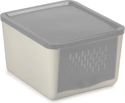 Immagine prodotto di 6x cassetta per verdure in plastica 22x19x13 cm - per un contenuto fino a 2 kg cassetta impilabile e robusta per frutta, verdura, conservazione e trasporto ideale per uso domestico e commerciale