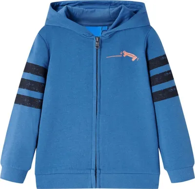 Produktbild von Kinder-Kapuzenpullover Blau 128