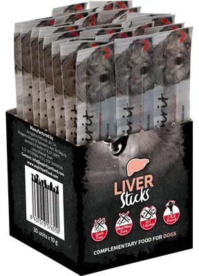 Immagine prodotto di alpha spirit Bastoncini per cani Leber, confezione da 30