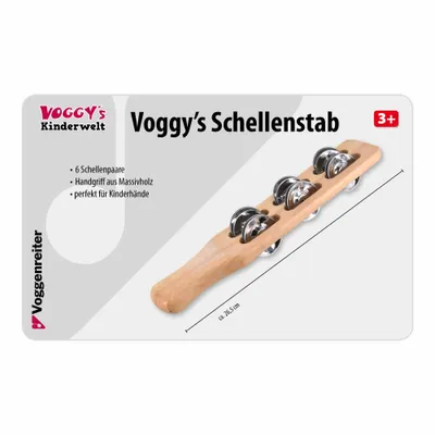 Image de Voggenreiter Voggys Schellenstab, hochet à grelots, percussion, bâton à cloche, instrument, enfants, 786